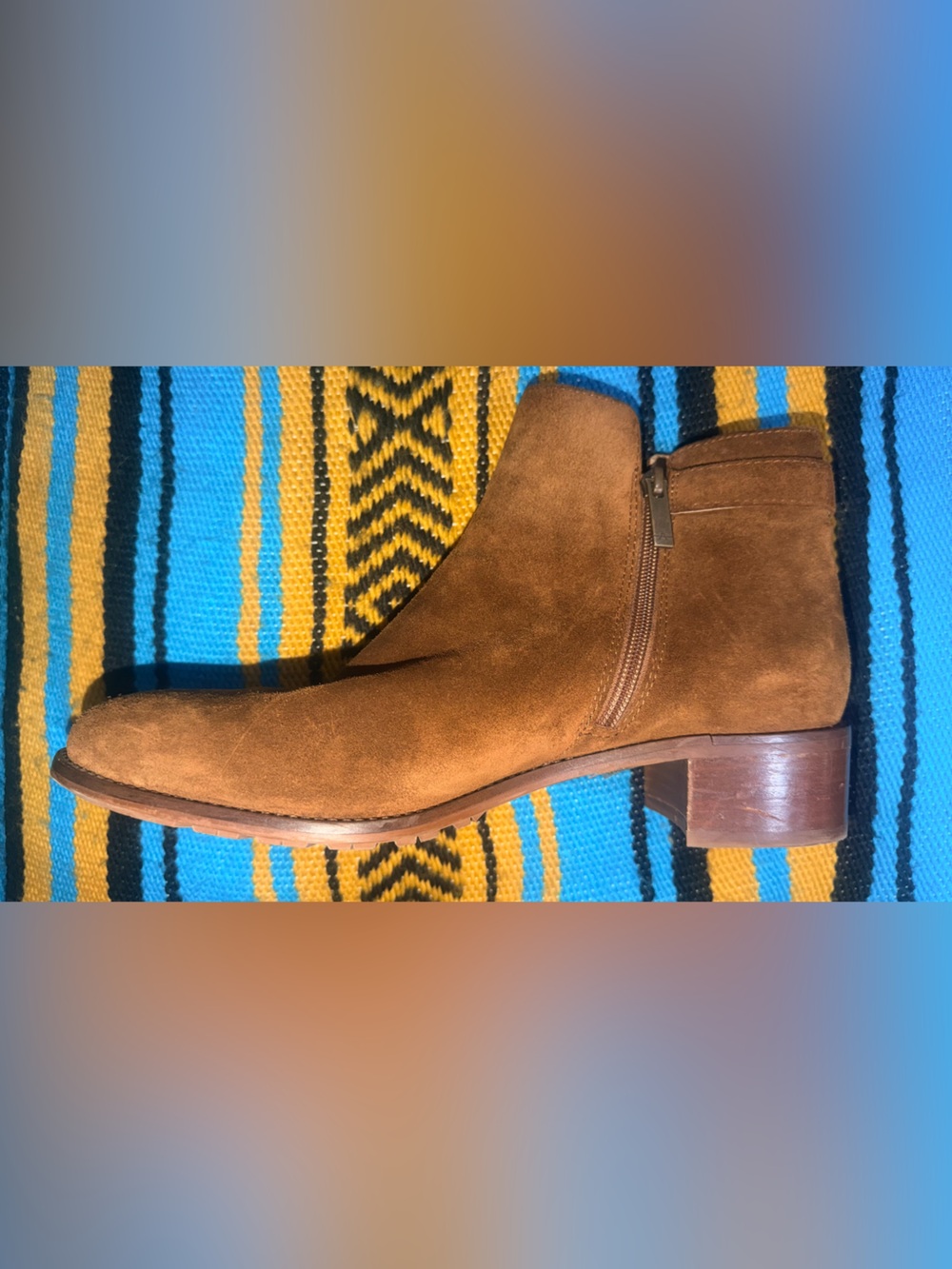Aquatalia Brown Suede Ankle Boots - Picture 5 of 8